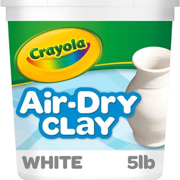 Crayola Air Dry Clay (5lbs), Natural White Modeling Clay for Kids - Picture 2 of 7